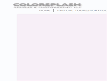 Tablet Screenshot of colorsplash.com